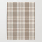 Checkered, Plaid Prints, Warm Brown Poster Gallery Image 4