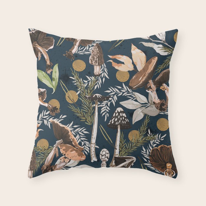 Nighttime autumn nature DB Throw Pillow Gallery Image 6