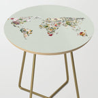 Vintage Botanical World Green Side Table Gallery Image 2