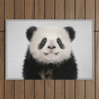 Panda Bear - Colorful Outdoor Rug Gallery Image 1