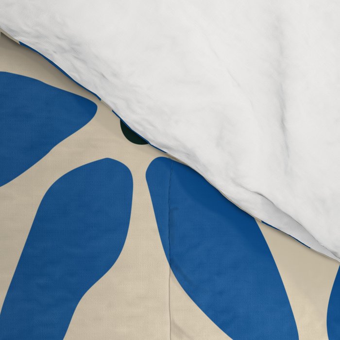 Blue flower pattern Comforter Gallery Image 4