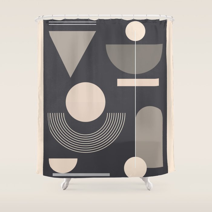 Abstract Geometric Shapes 77 Shower Curtain Gallery Image 1