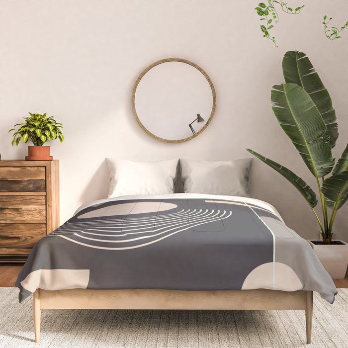 Abstract Geometric Shapes 77 Comforter Gallery Image 3