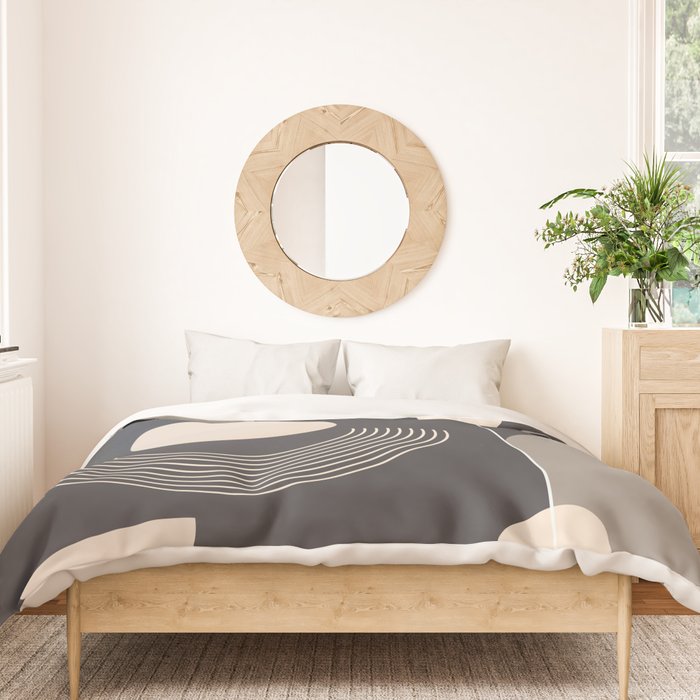 Abstract Geometric Shapes 77 Duvet Cover Gallery Image 3