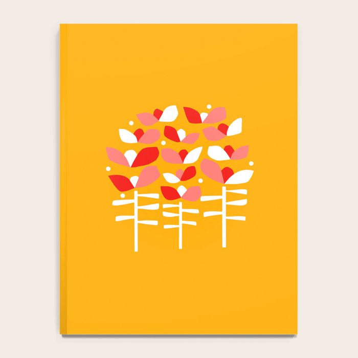 Florals Looking Up - Yellow Notebook Gallery Image 4