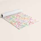 Colorful Coquette Bows  Yoga Mat Gallery Image 2