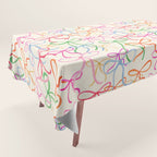 Colorful Coquette Bows  Tablecloth Gallery Image 1