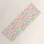 Colorful Coquette Bows  Yoga Mat Gallery Image 1