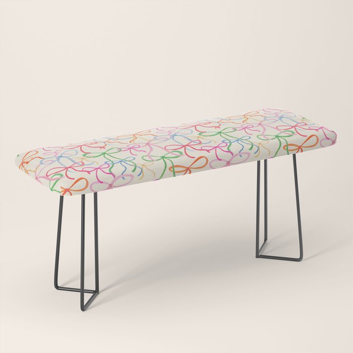 Colorful Coquette Bows  Bench Gallery Image 1