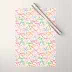 Colorful Coquette Bows  Wrapping Paper Gallery Image 1