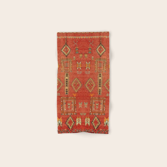 Moroccan Traditional Heritage Design Berber Style E5 Bath Towel Gallery Image 1