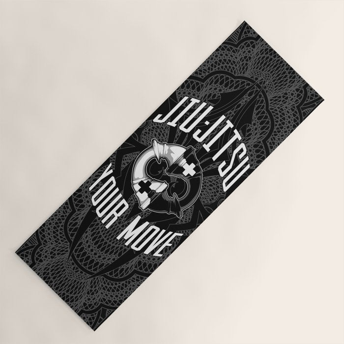 Brazilian Jiu-jitsu Chess Kings Yoga Mat Gallery Image 1