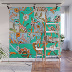 Floral Morocco Wall Mural Gallery Image 1