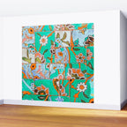 Floral Morocco Wall Mural Gallery Image 2