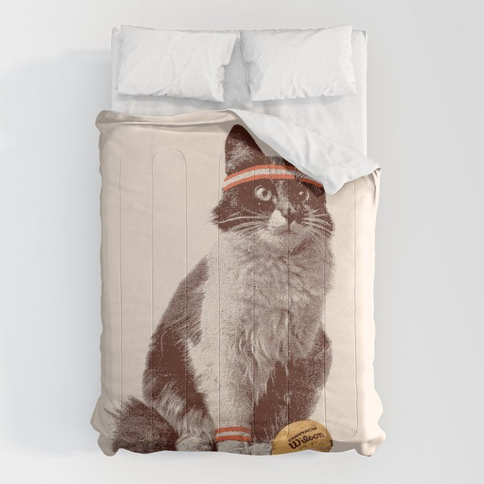 Tennis Cat Comforter Gallery Image 1
