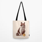 Tennis Cat Tote Bag Gallery Image 2