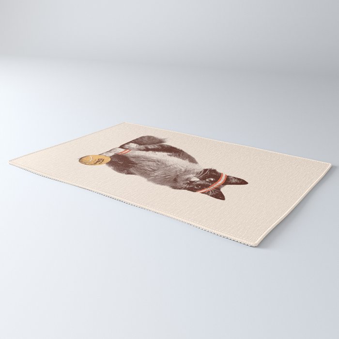 Tennis Cat Rug Gallery Image 3