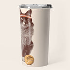 Tennis Cat Travel Mug Gallery Image 2