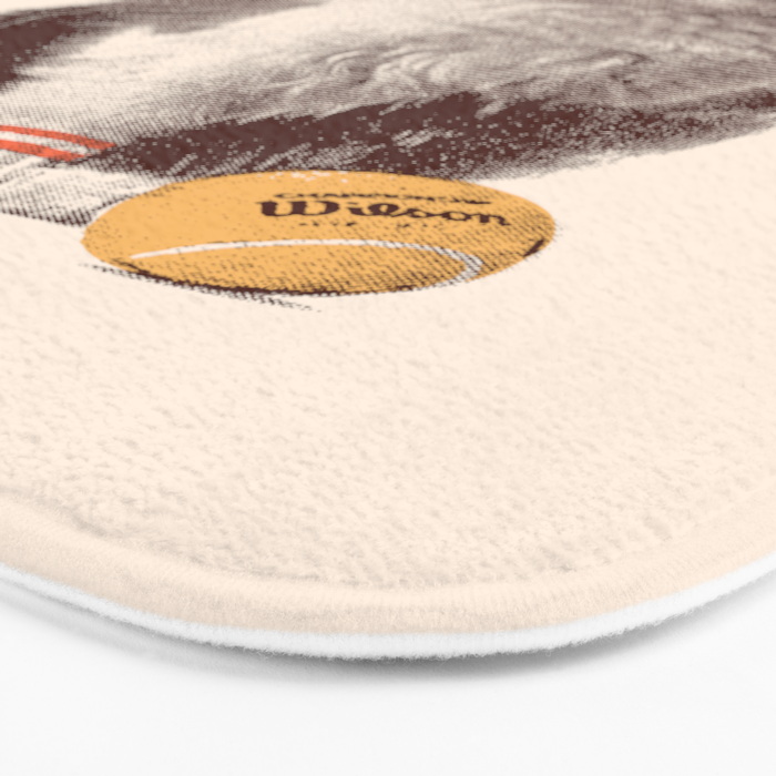 Tennis Cat Bath Mat Gallery Image 3