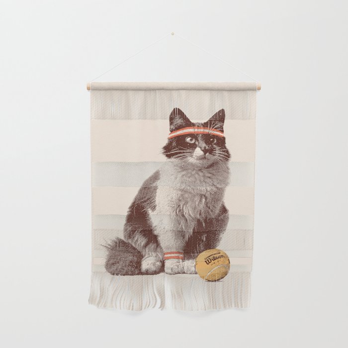 Tennis Cat Wall Hanging Gallery Image 1