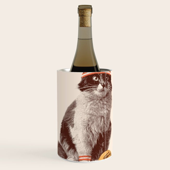 Tennis Cat Wine Chiller Gallery Image 1