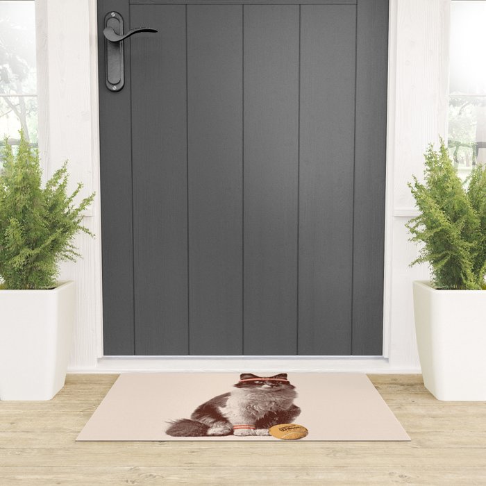 Tennis Cat Welcome Mat Gallery Image 3