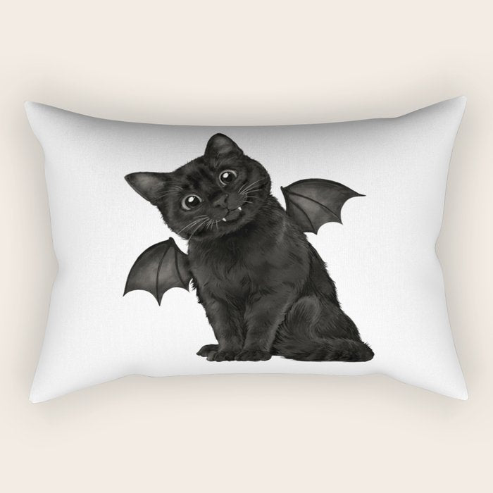 The Dreaded Vampurrr Rectangular Pillow Gallery Image 2