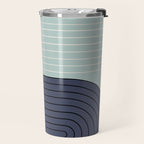 Two Tone Line Curvature XXII  Travel Mug Gallery Image 2