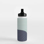 Two Tone Line Curvature XXII  Water Bottle Gallery Image 2