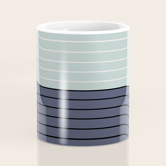 Two Tone Line Curvature XXII  Coffee Mug Gallery Image 4