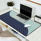 Two Tone Line Curvature XXII  Desk Mat Gallery Image 2