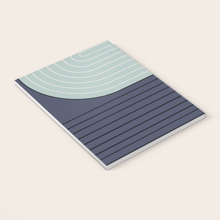 Two Tone Line Curvature XXII  Notebook Gallery Image 3