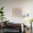 You Are Doing Great Lavender Gradient Wood Wall Art Gallery Image 2