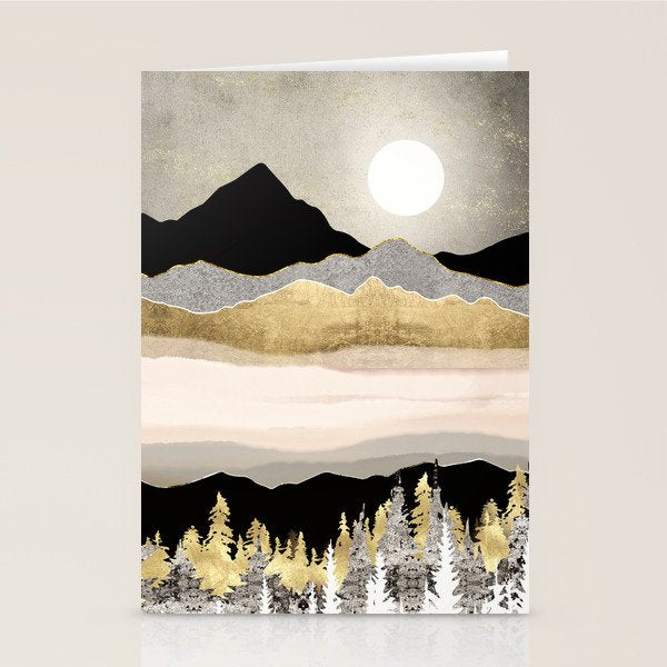 Winter Moon Stationery Card Gallery Image 2