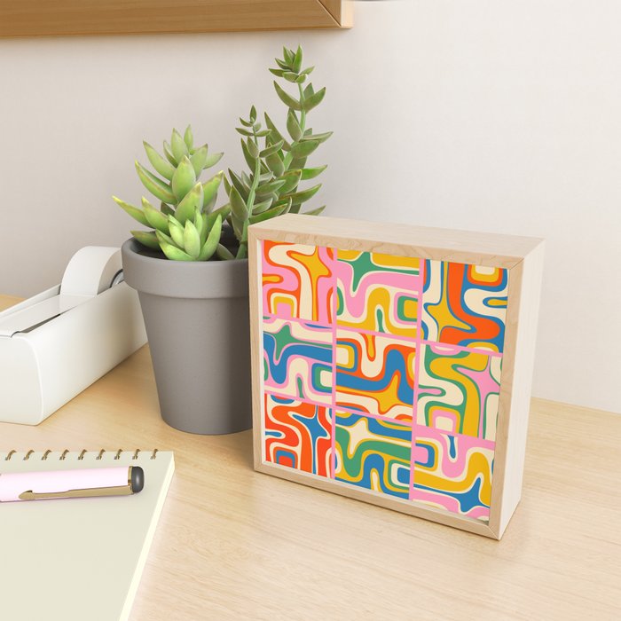 Street Art Colorful Retro Contemporary Abstract Pattern Mini Art Print Gallery Image 2