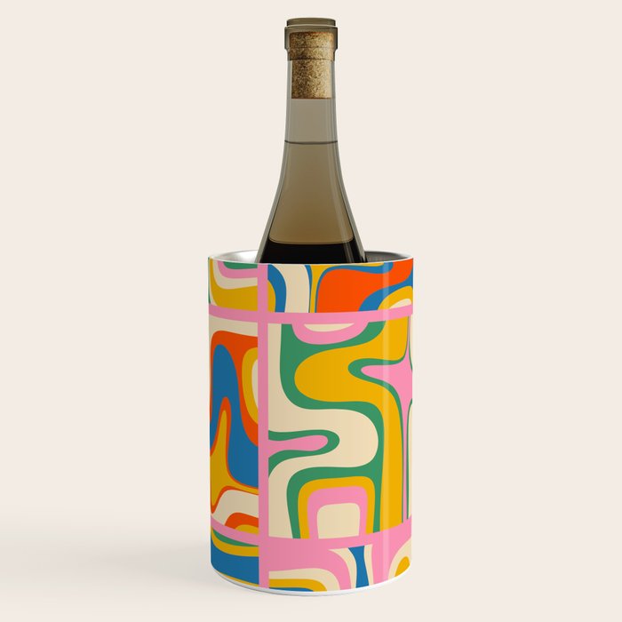 Street Art Colorful Retro Contemporary Abstract Pattern Wine Chiller Gallery Image 3