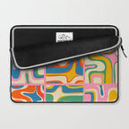 Street Art Colorful Retro Contemporary Abstract Pattern Laptop Sleeve Gallery Image 2