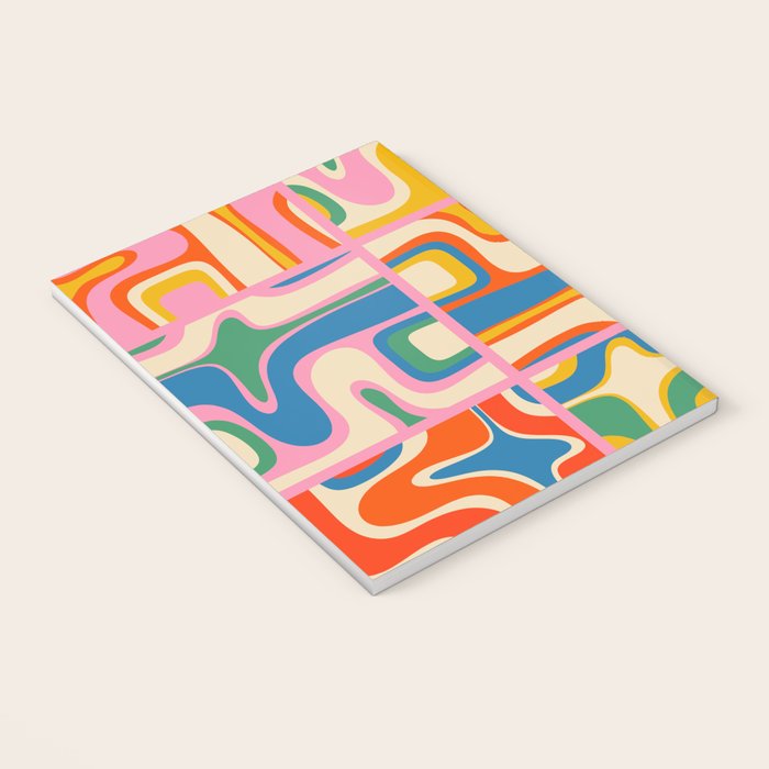 Street Art Colorful Retro Contemporary Abstract Pattern Notebook Gallery Image 3