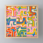 Street Art Colorful Retro Contemporary Abstract Pattern Mini Art Print Gallery Image 1