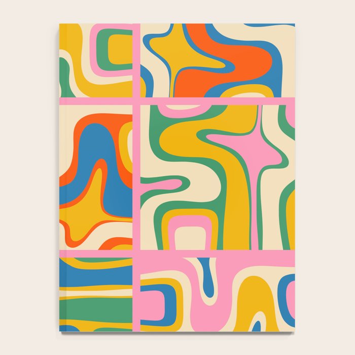 Street Art Colorful Retro Contemporary Abstract Pattern Notebook Gallery Image 4