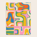 Street Art Colorful Retro Contemporary Abstract Pattern Notebook Gallery Image 4