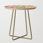 Street Art Colorful Retro Contemporary Abstract Pattern Side Table Gallery Image 1