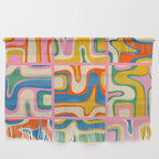 Street Art Colorful Retro Contemporary Abstract Pattern Wall Hanging Gallery Image 1