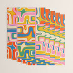 Street Art Colorful Retro Contemporary Abstract Pattern Wrapping Paper Gallery Image 3
