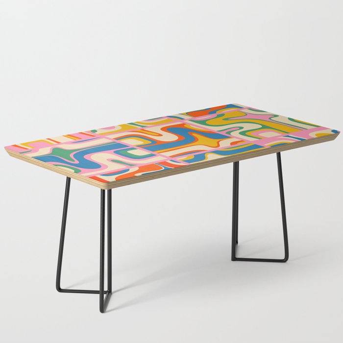 Street Art Colorful Retro Contemporary Abstract Pattern Coffee Table Gallery Image 1