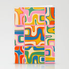 Street Art Colorful Retro Contemporary Abstract Pattern Stationery Card Gallery Image 2
