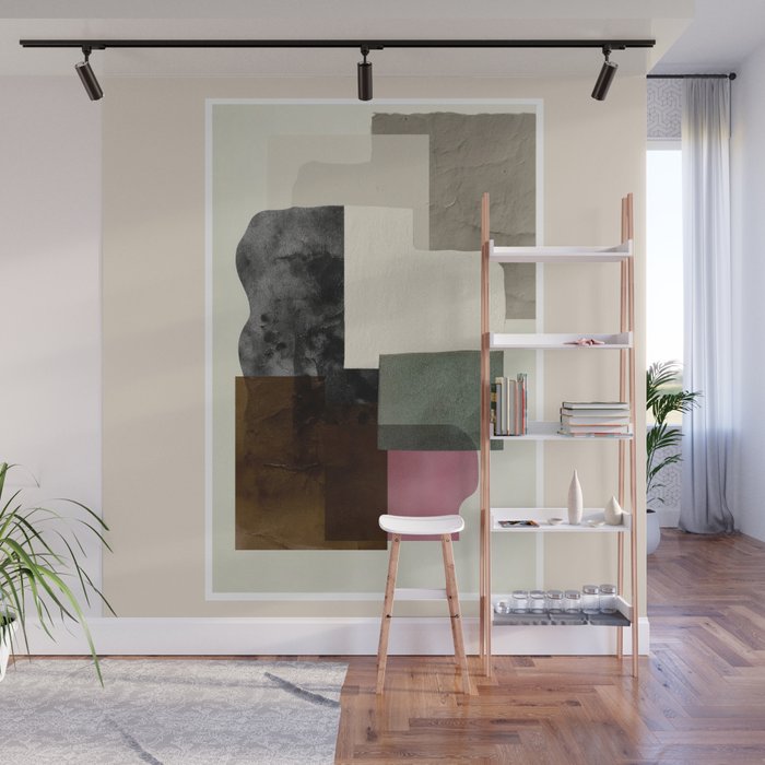 Soft Geometry I Wall Mural Gallery Image 1