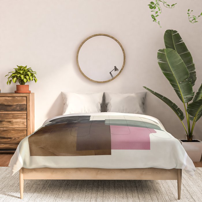 Soft Geometry I Comforter Gallery Image 3
