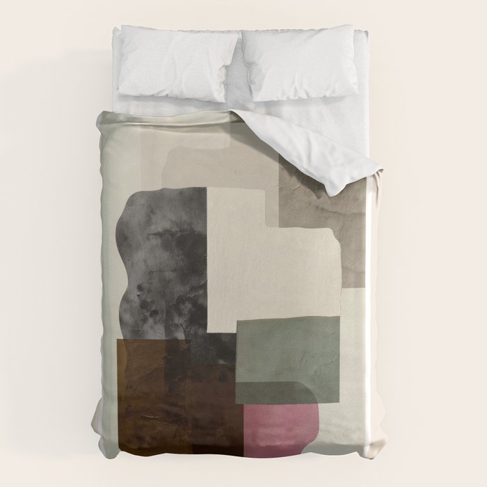 Soft Geometry I Duvet Cover Gallery Image 1