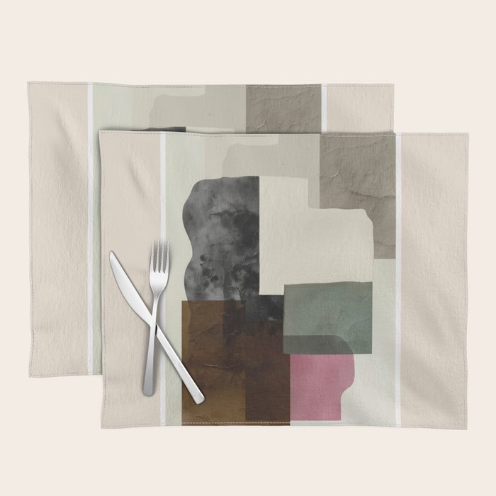 Soft Geometry I Placemat Gallery Image 1